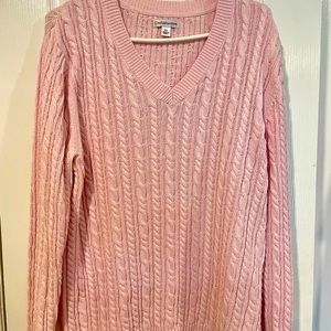Croft and Barrow XL Powder Pink Cotton sweater